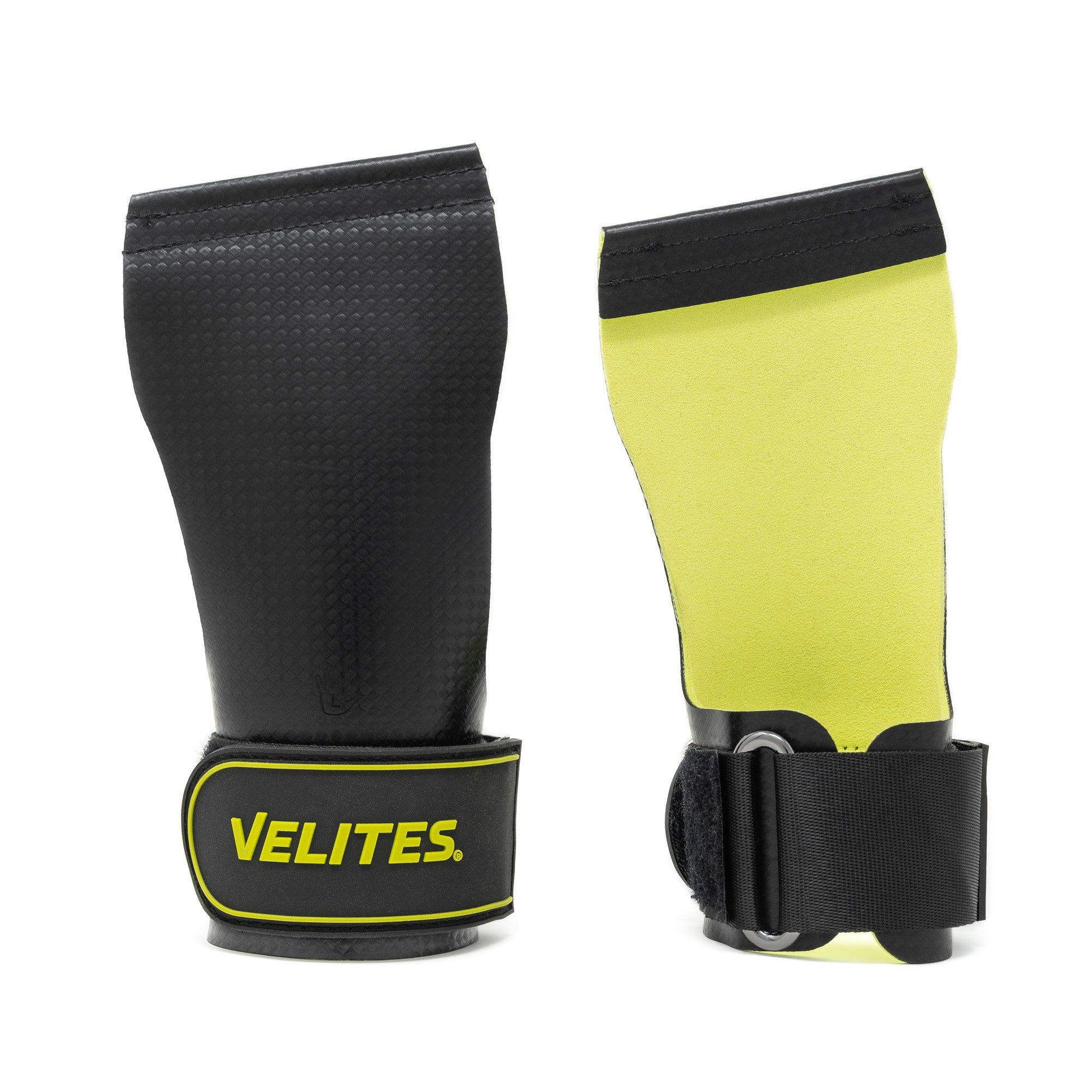VELITES - QUAD ULTRA NO CHALK PULL-UP GRIPS SET - BLACK