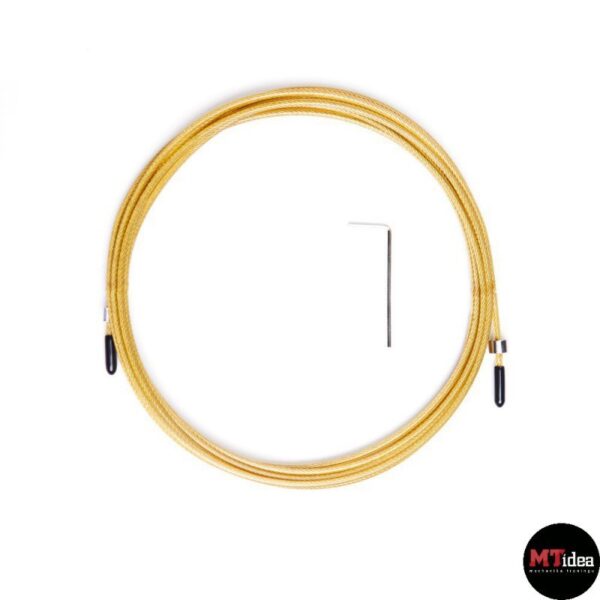 Replacement Jump Rope Cables Coated Wire Yellow