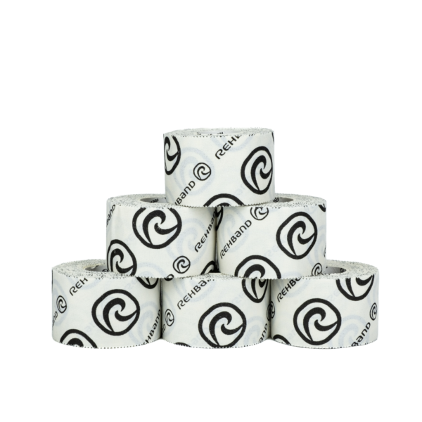 RX Athletic Sports Tape (6 Rolls) White