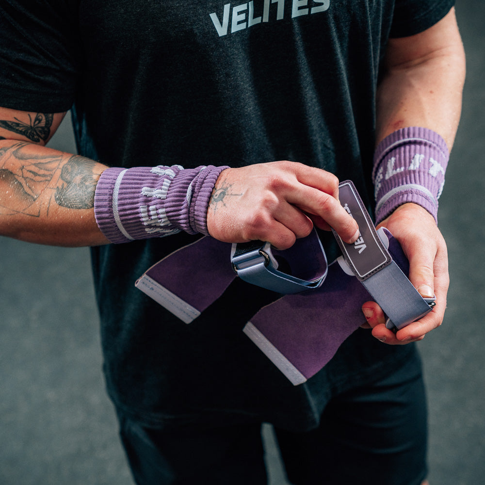 VELTAIN ALL TERRAIN HAND GRIPS SET - PURPLE LILAC