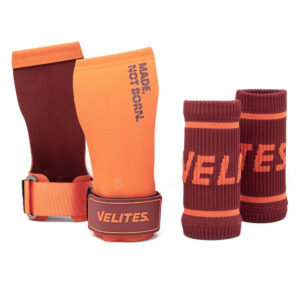 VELTAIN ALL TERRAIN HAND GRIPS SET - ORANGE & BROWN